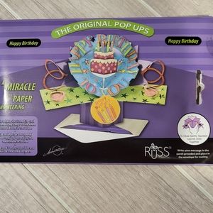 Russ 3D Pop Up Happy Birthday Card‎